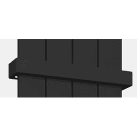Eastbrook Rosano Towel Hanger 565mm Matt Black   86.0335