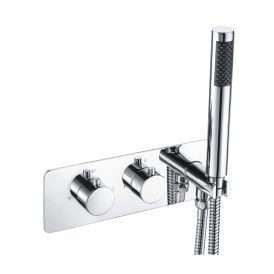 Eastbrook Round Horiz Thermostatic Shower Valve Inc Kit   93.0028