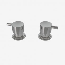 Eastbrook Round Lever Side Valve Handle Chrome   68.0043