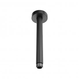Eastbrook Round Shower Arm 22mm x 200mm Matt Smooth Black   78.0045