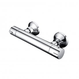 Eastbrook Round Thermostatic Bar Valve Chrome   93.0025