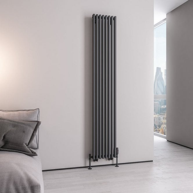 Eastbrook  Rowsham 1800mm x 380mm Radiator Matt Anthracite   89.0110