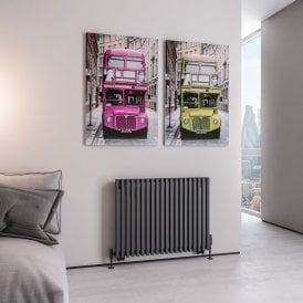 Eastbrook Rowsham 600mm x 780mm Radiator Matt Anthracite   89.0106