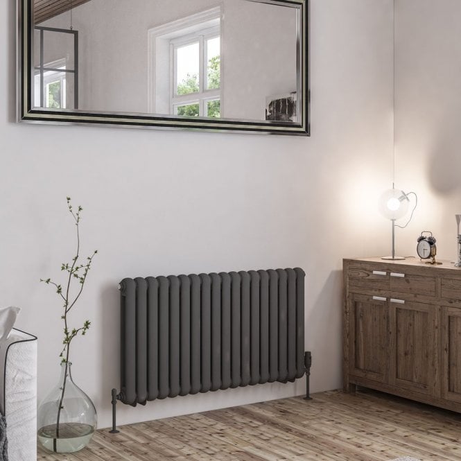 Eastbrook  Rubano 600mm x 1103mm Radiator Matt Anthracite   81.0063