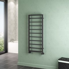 Eastbrook Ryton 1200mm x 500mm Towel Rail Matt Anthracite   61.0010