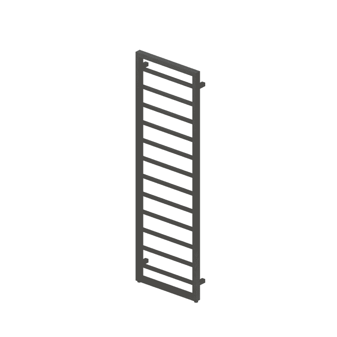 Eastbrook  Ryton 800mm x 500mm Towel Rail Matt Anthracite   61.0008