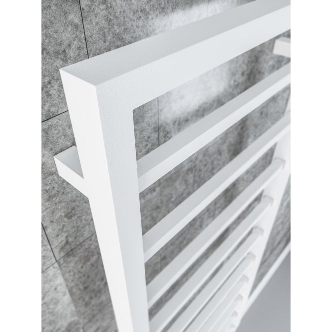 Eastbrook  Ryton 800mm x 500mm Towel Rail Matt White   61.0002