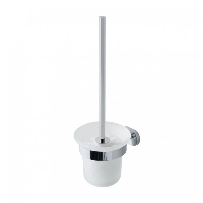 Eastbrook  Salerno Glass Brush Holder Chrome   52.032