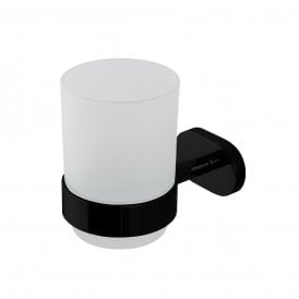 Eastbrook Salerno Tumbler Holder Matt Smooth Black   52.215