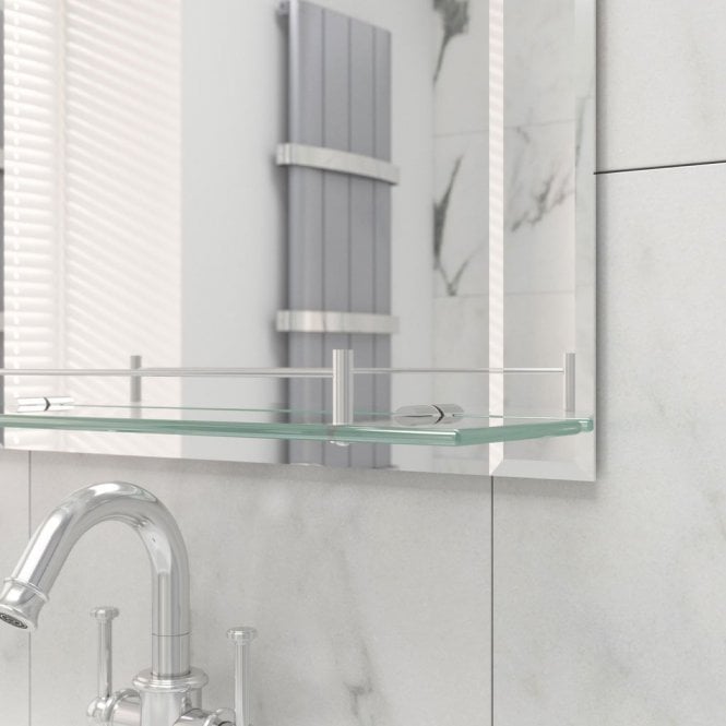 Eastbrook  Savannah Mirror 750mm x 550 With Shelf   40.0018