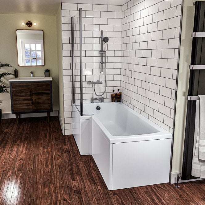 Eastbrook  Shannon Beaufort L-Shaped 1700mm x 850mm Left Hand 221 Litre Bath   42.1101