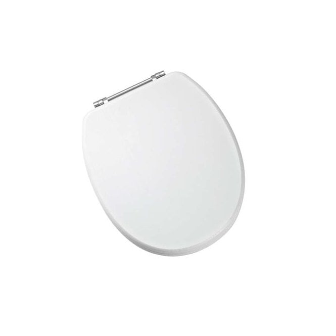 Eastbrook  Sherwood Seat With Chrome Hinges White Ash   34.1095