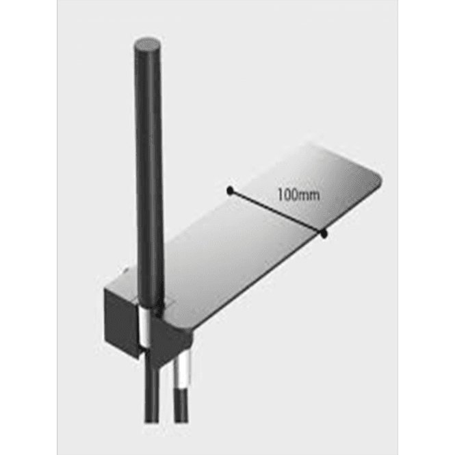 Eastbrook  Shower Shelf Inc Shower Kit Black   78.0048