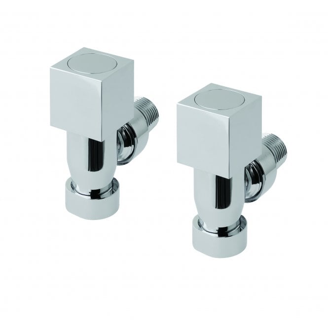 Eastbrook  Square Angled Radiator Valves Chrome   41.3001