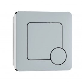 Eastbrook Square Flush Button Chrome   14.702