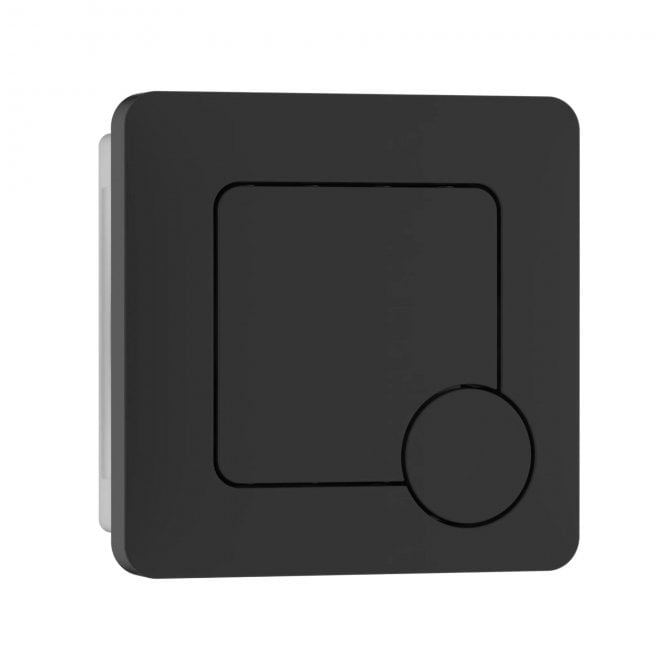 Eastbrook  Square Flush Button Matt Black   14.703