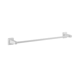 Eastbrook Square Magnetic Towel Hanger 600mm Gloss White   101.0073