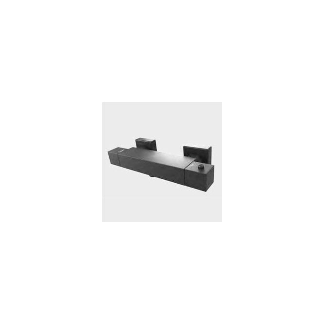 Eastbrook  Square Thermostatic Bar Valve Black   93.0088
