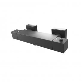 Eastbrook Square Thermostatic Bar Valve Black   93.0088
