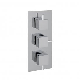 Eastbrook Square Triple Plate Square Rings Chrome   68.0024