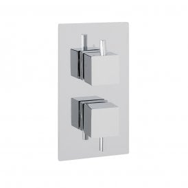 Eastbrook Square Twin Plate Square Rings Chrome   68.0023