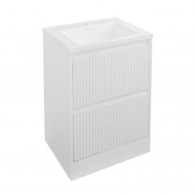 Eastbrook Stockton 60cm Fluted Drawer Base Unit High Gloss White   37.2066