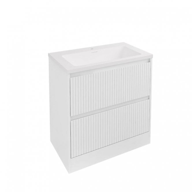 Eastbrook  Stockton 80cm Floor Standing Drawer Base Unit High Gloss White 37.2108