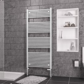Eastbrook Straight Biava Multirail 1720mm x 750mm White   41.0287