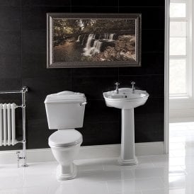 Eastbrook Tamarind 560mm Basin 2 Tap Hole White   26.0020