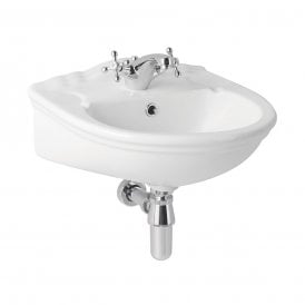 Eastbrook Tamarind Basin 465mm 1 Tap Hole White   26.0022