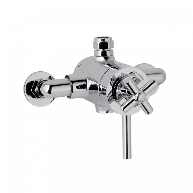 Eastbrook  Thermostatic Crosshead Exposed Shower Valve Chrome   68.0033