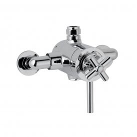 Eastbrook Thermostatic Crosshead Exposed Shower Valve Chrome   68.0033