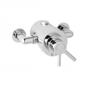 Eastbrook Thermostatic Lever Exposed Shower Valve Chrome   68.0031