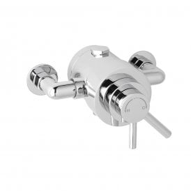 Eastbrook Thermostatic Lever Exposed Shower Valve Chrome   68.0031