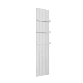 Eastbrook Tordino 1800mm x 280mm Aluminium Radiator Matt White   89.1205