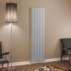 Eastbrook Tordino 1800mm x 470mm Aluminium Radiator Matt Grey   89.1216