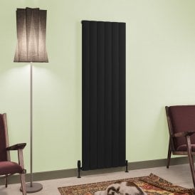 Eastbrook Tordino 1800mm x 565mm Aluminium Radiator Matt Black   89.1235