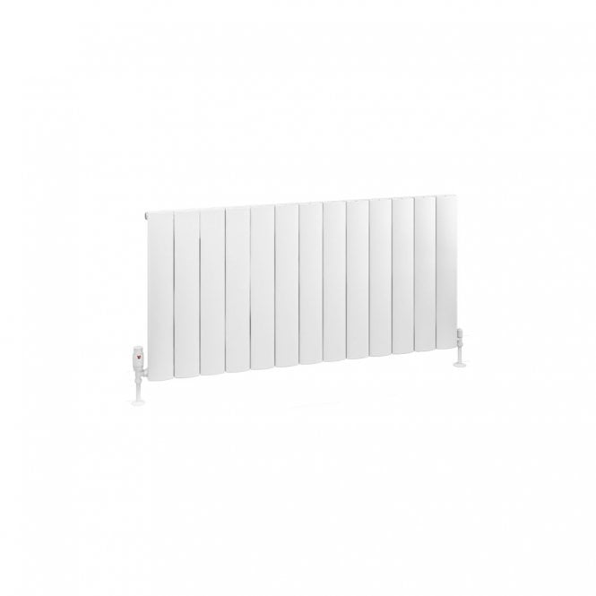 Eastbrook  Tordino 600mm x 1230mm Aluminium Radiator Matt White   89.1204