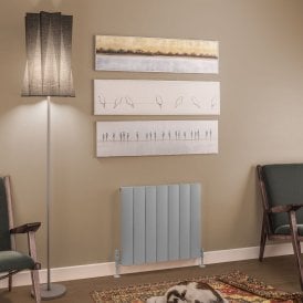 Eastbrook Tordino 600mm x 660mm Aluminium Radiator Matt Grey   89.1210