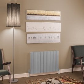 Eastbrook Tordino 600mm x 850mm Aluminium Radiator Matt Grey   89.1211