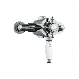 Eastbrook Traditional Dual Exposed Thermostatic Shower Valve With Ball Handles   68.0049