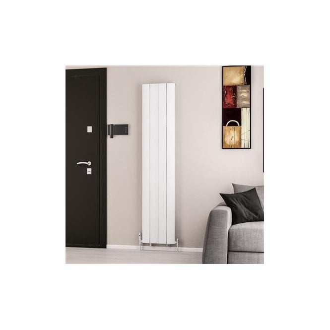 Eastbrook  Trent 1800mm x 375mm Aluminium Radiator Matt White   41.0475