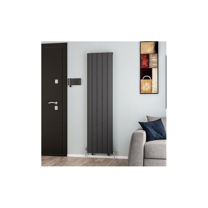 Eastbrook  Trent 1800mm x 470mm Aluminium Radiator Matt Anthracite   41.0481