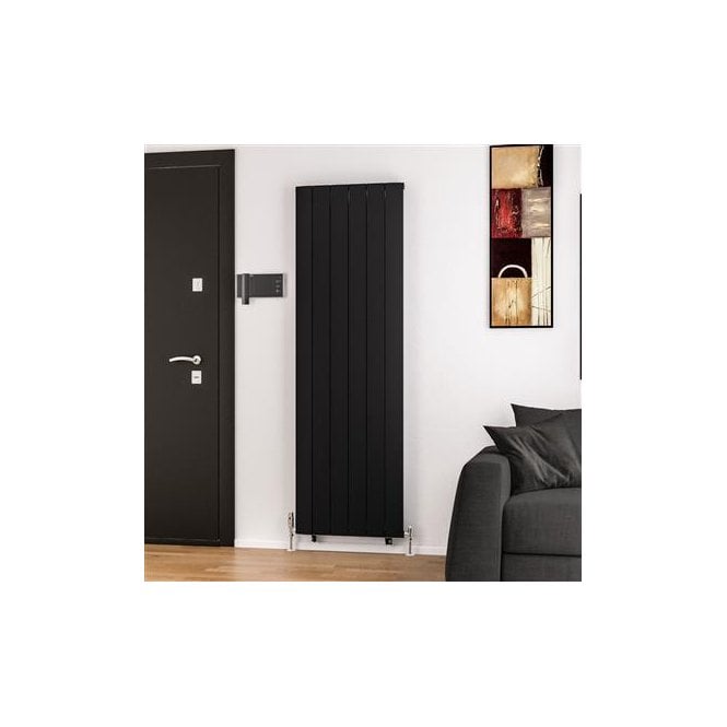Eastbrook  Trent 1800mm x 565mm Aluminium Radiator Matt Black   41.0487