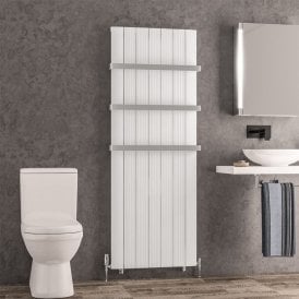 Eastbrook Trent 1800mm x 660mm Aluminium Radiator Matt White   41.0478