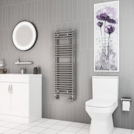 Eastbrook Tube On Tube 1200mm x 400mm Chrome   41.0164