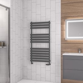 Eastbrook Tunstall 1200mm x 600mm Towel Rail Matt Anthracite   89.0046