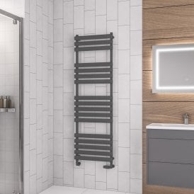 Eastbrook Tunstall 1600mm x 500mm Towel Rail Matt Anthracite   89.0038