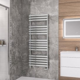 Eastbrook Tunstall 1600mm x 600mm Towel Rail Chrome   89.0052