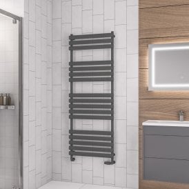 Eastbrook Tunstall 1600mm x 600mm Towel Rail Matt Anthracite   89.0050
